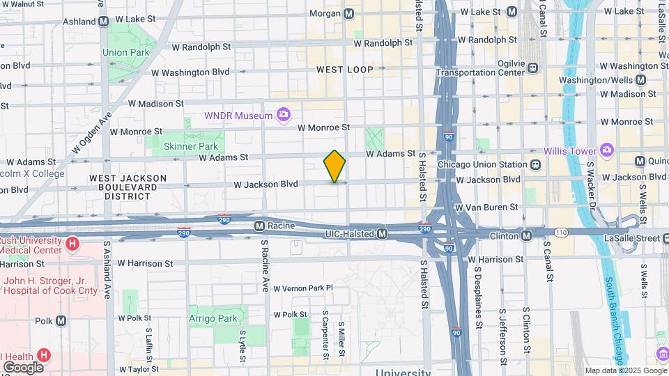 1019 W Jackson Blvd Map and Location Details