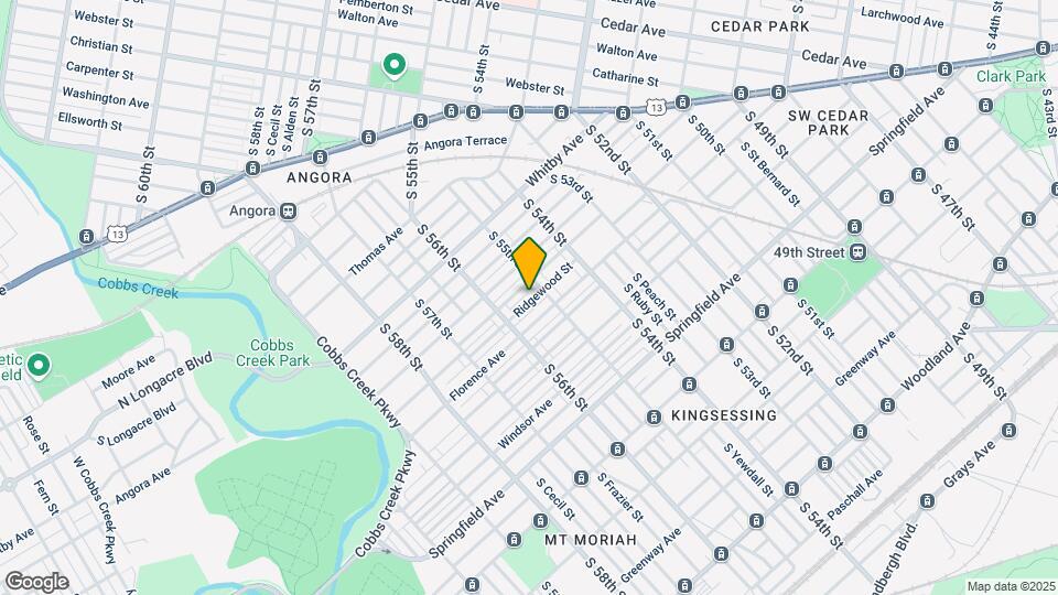 5517 Ridgewood St Map and Location Details