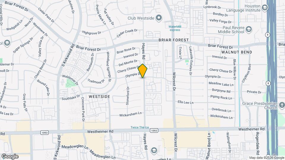 11302 Meadow Lake Dr Map and Location Details