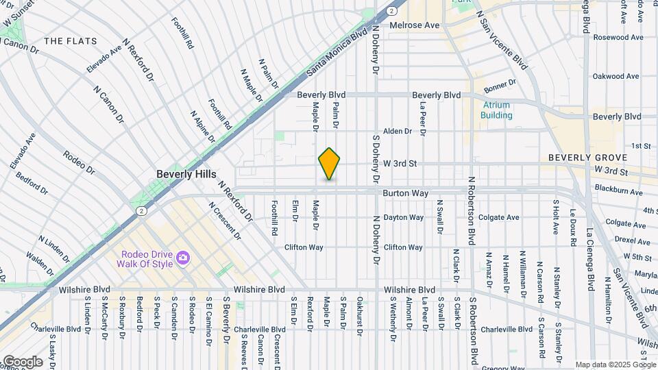 Beverly Regent Map and Location Details