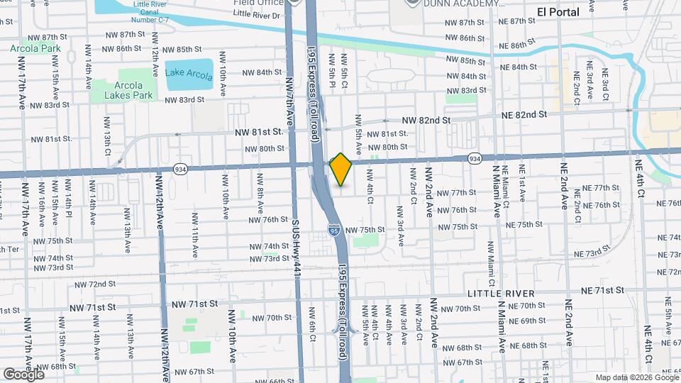 7714 NW 5th Ct Mapa y Detalles de la Ubicación