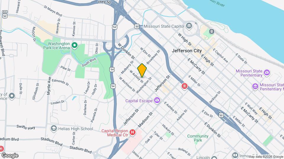 218 W Ashley St, Unit Apartment B Mapa y Detalles de la Ubicación