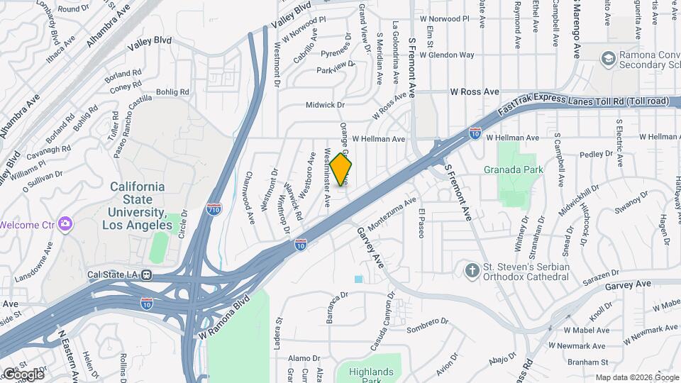2237 Orange Grove Ave, Unit C Mapa y Detalles de la Ubicación