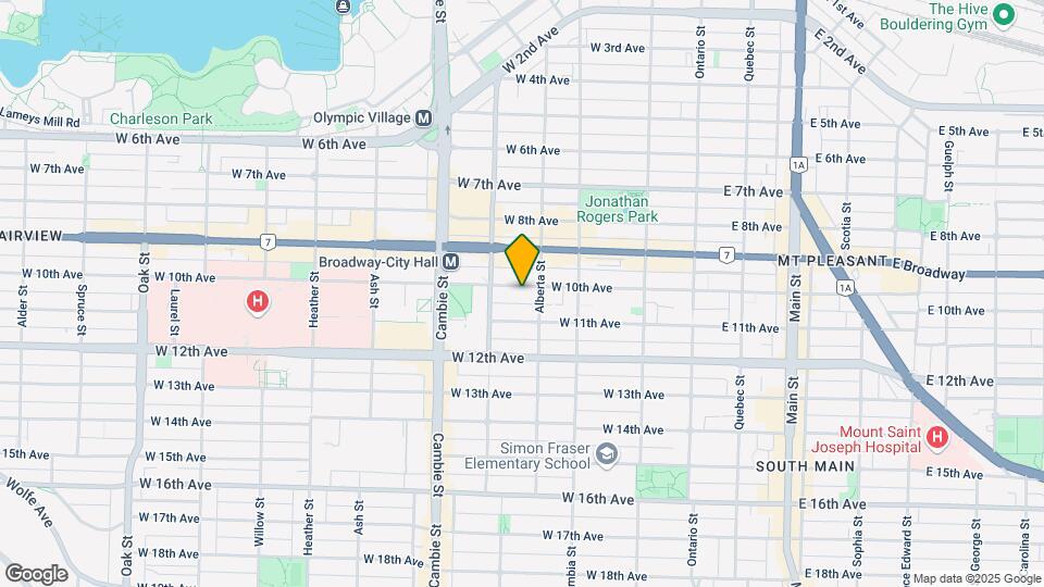 324 W 10th Ave Map and Location Details