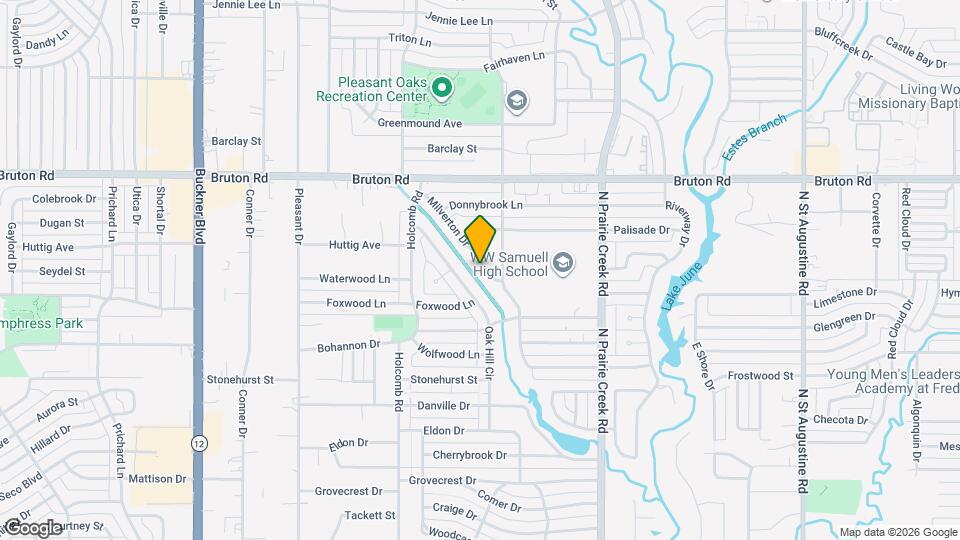 8840 Milverton Dr Map and Location Details