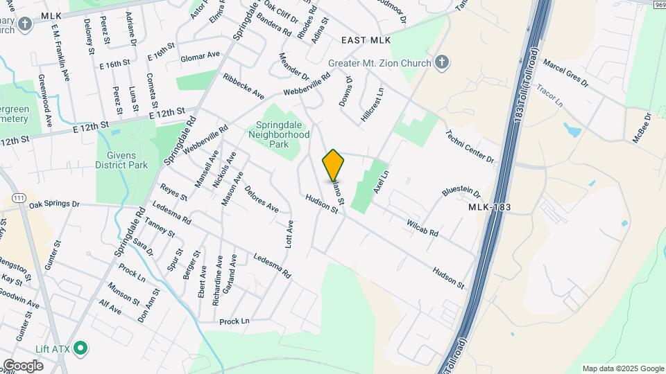 1220 Delano St, Unit B Map and Location Details