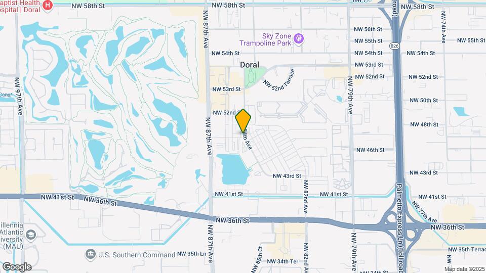 4750 NW 84th Ave Map and Location Details