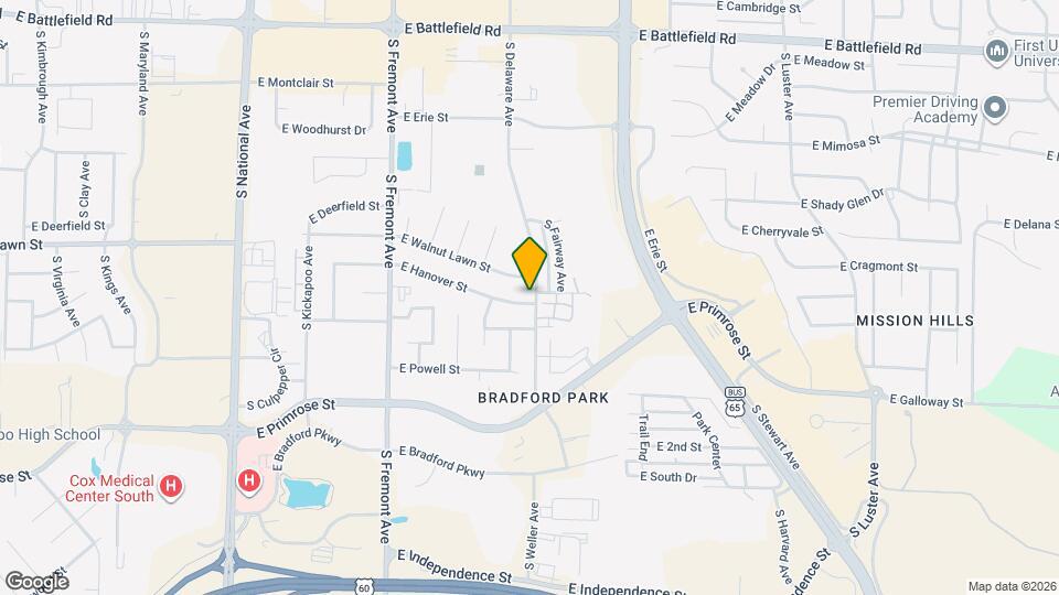 1635 E Hanover St Map and Location Details