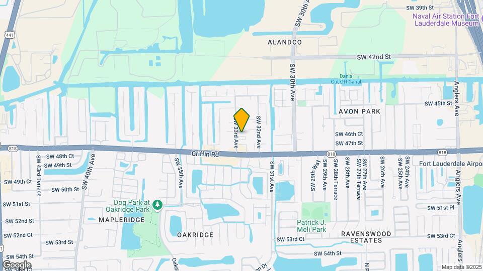 4680 SW 33rd Ave Map and Location Details