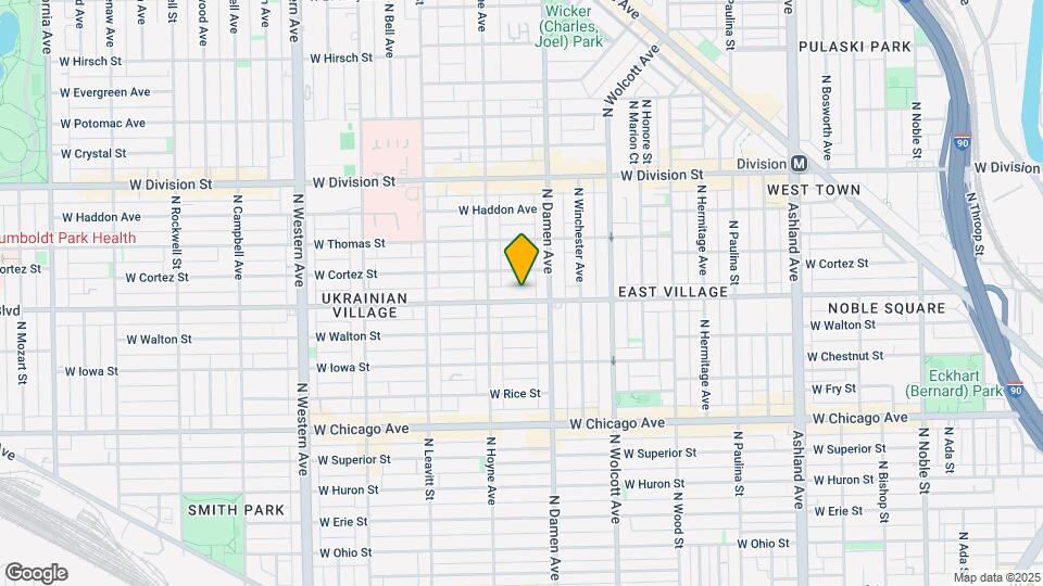 2028 W Augusta Blvd Map and Location Details