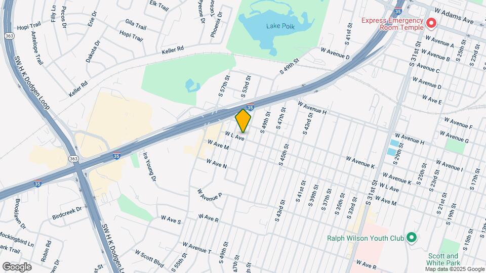 1118 S 51st St Map and Location Details