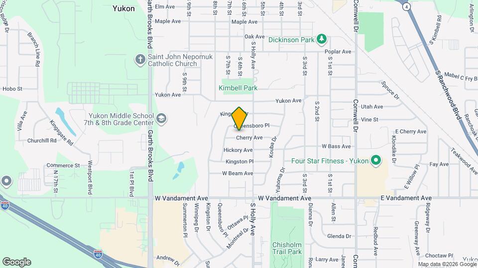 617 Cherry Ave Map and Location Details