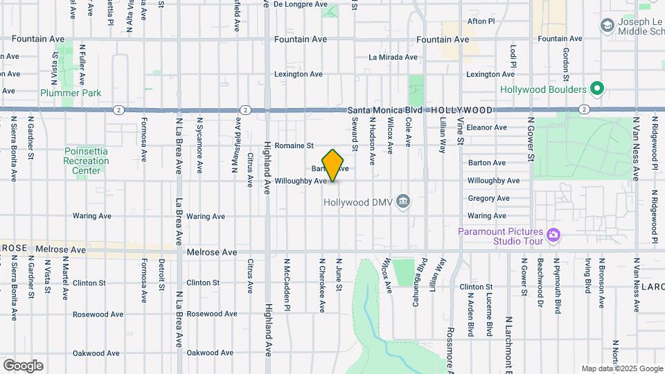 853 N June St Map and Location Details