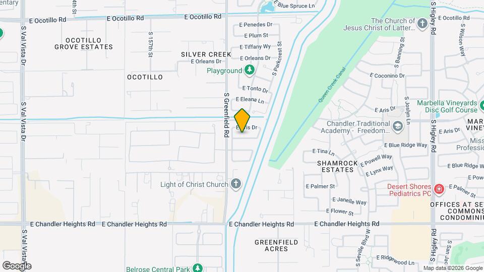 2458 East Anika Drive Mapa y Detalles de la Ubicación