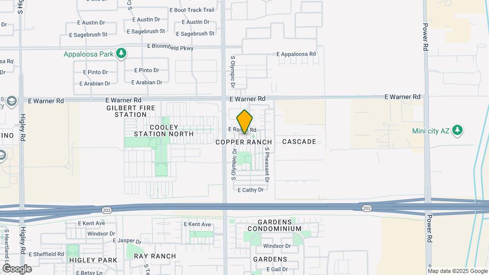 952 S Hawk Ln Mapa y Detalles de la Ubicación