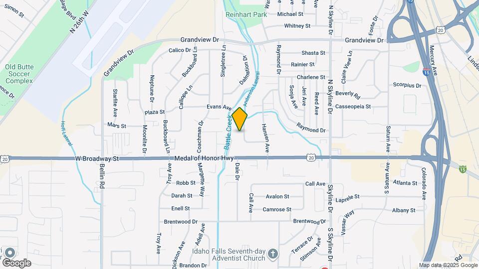 403 Evans Dr Map and Location Details