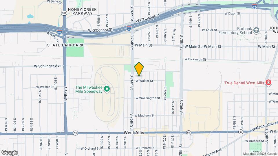 861 S 75th St Map and Location Details