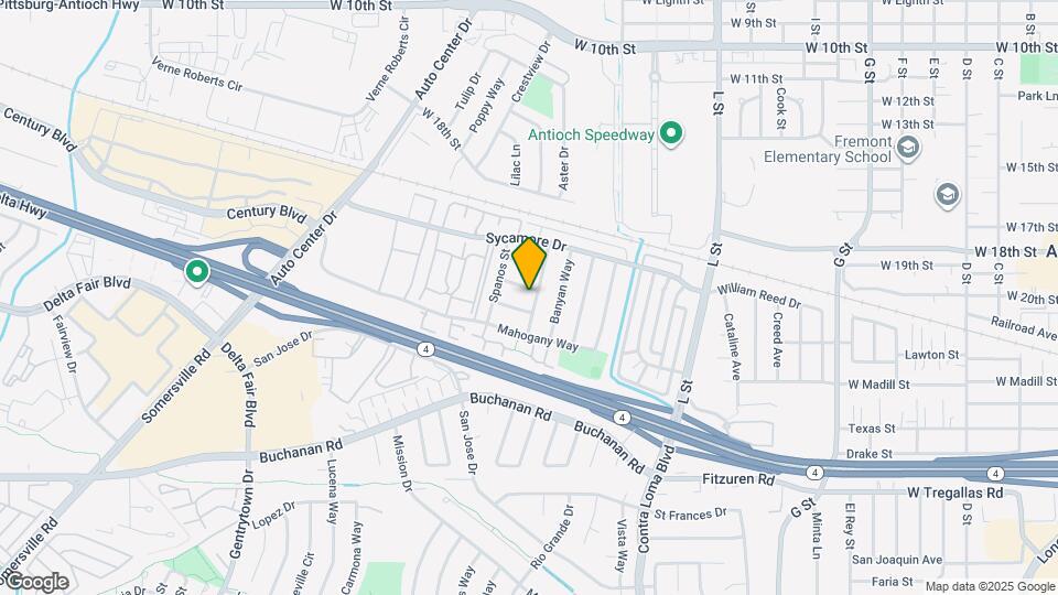 1703 Magnolia Way Map and Location Details