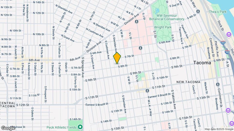 724 S Sheridan Ave Map and Location Details