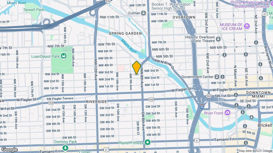 835 NW 2nd St Map and Location Details