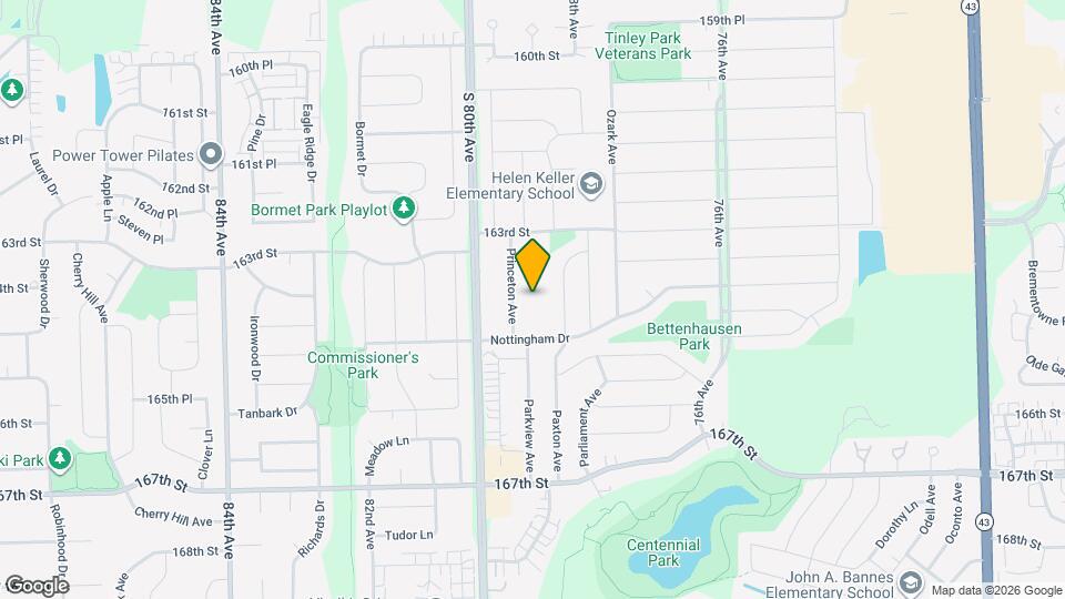 7924 164th Pl Map and Location Details