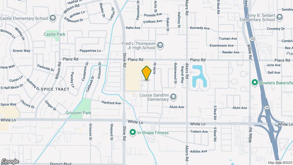 3521 Starwood Ln Map and Location Details