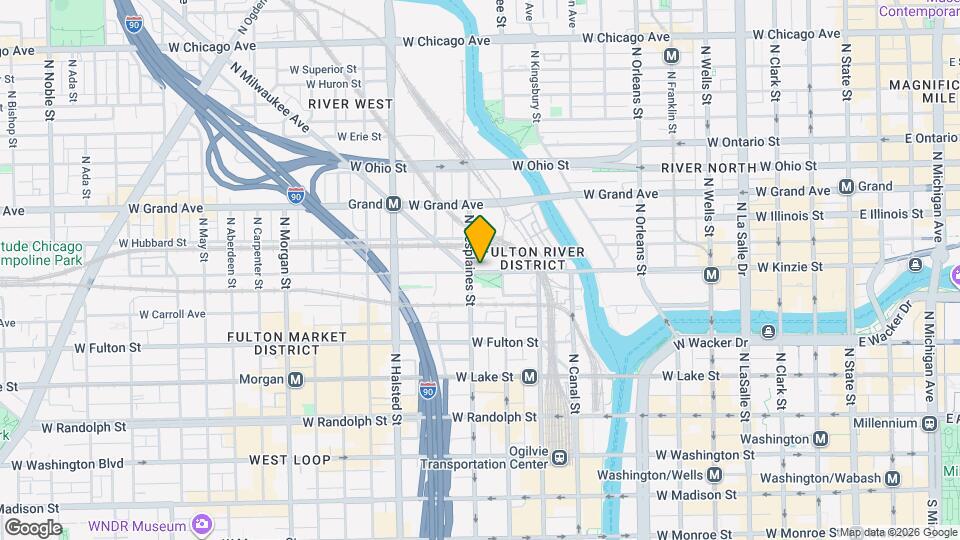 610 W Kinzie St Map and Location Details