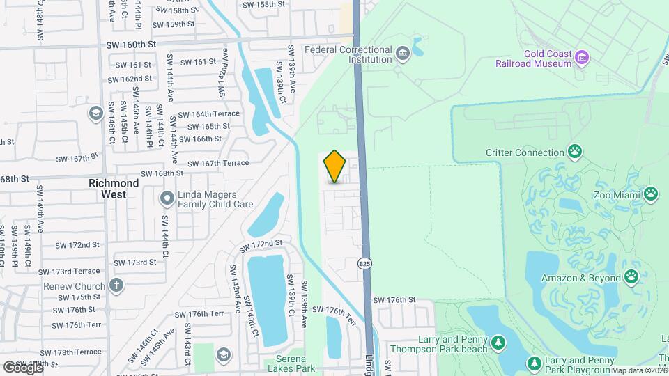 13785 SW 169th Terrace Map and Location Details