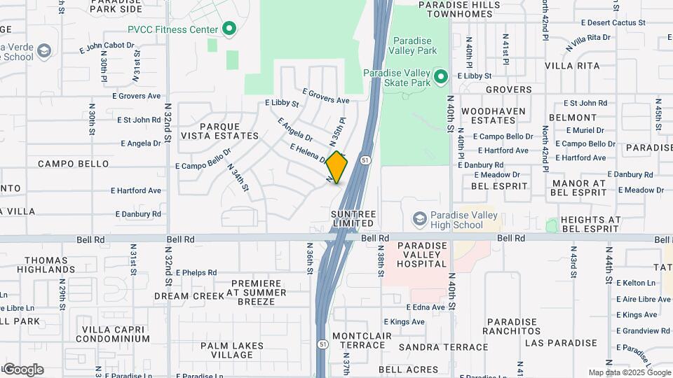 17226 N 37th St Map and Location Details