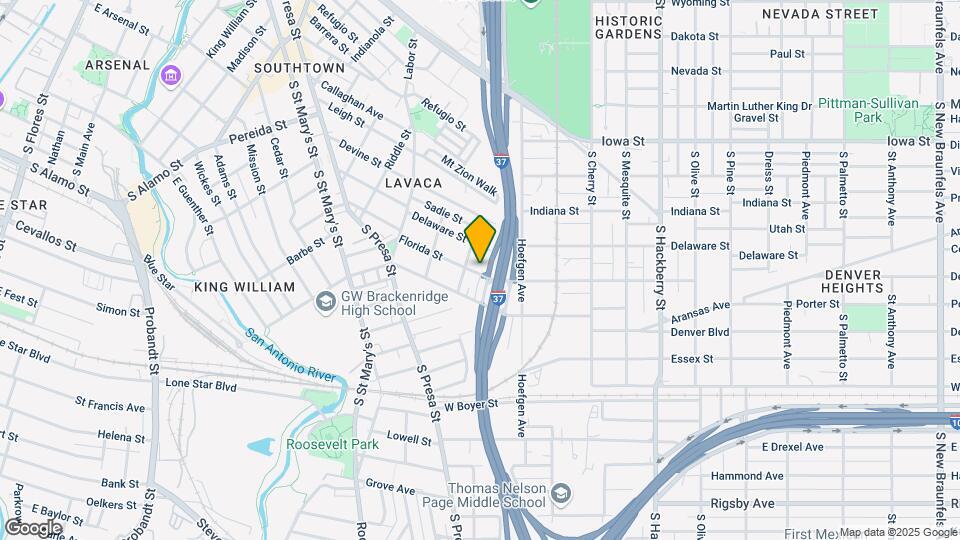 415 Florida St Map and Location Details