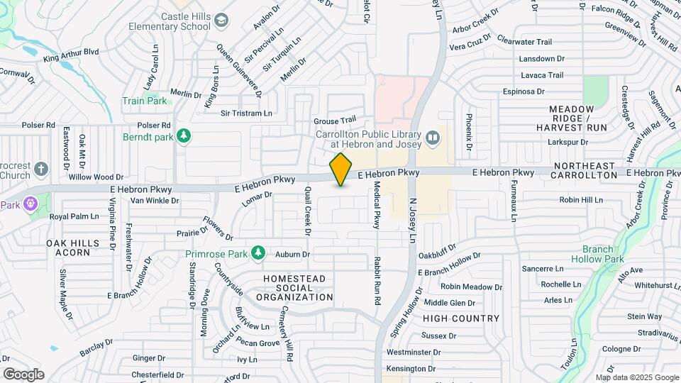 1805 Brookview Dr Map and Location Details