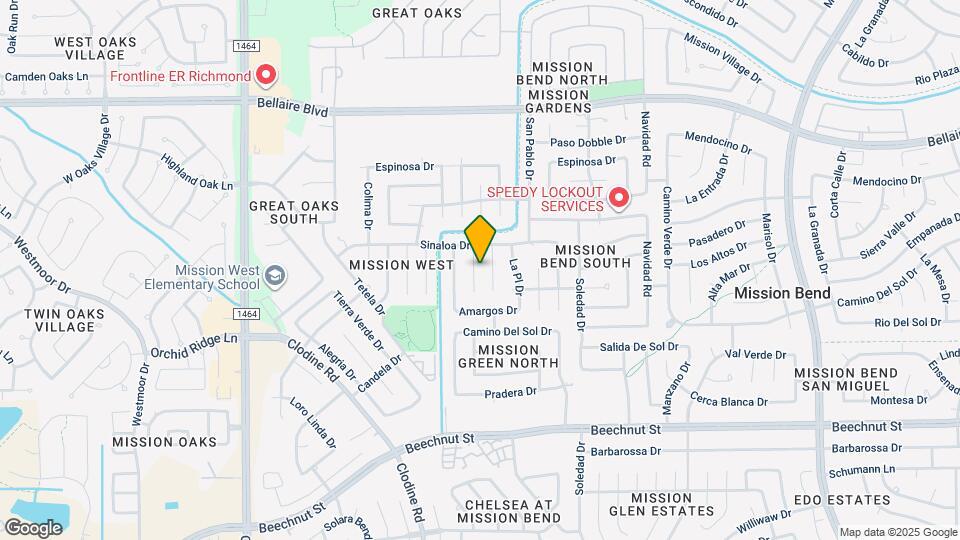 7423 San Lucas Dr Map and Location Details