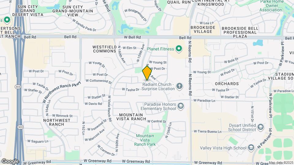 16255 N 158th Dr Map and Location Details