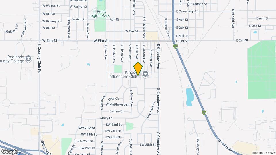 1709 S Dille Ave Map and Location Details