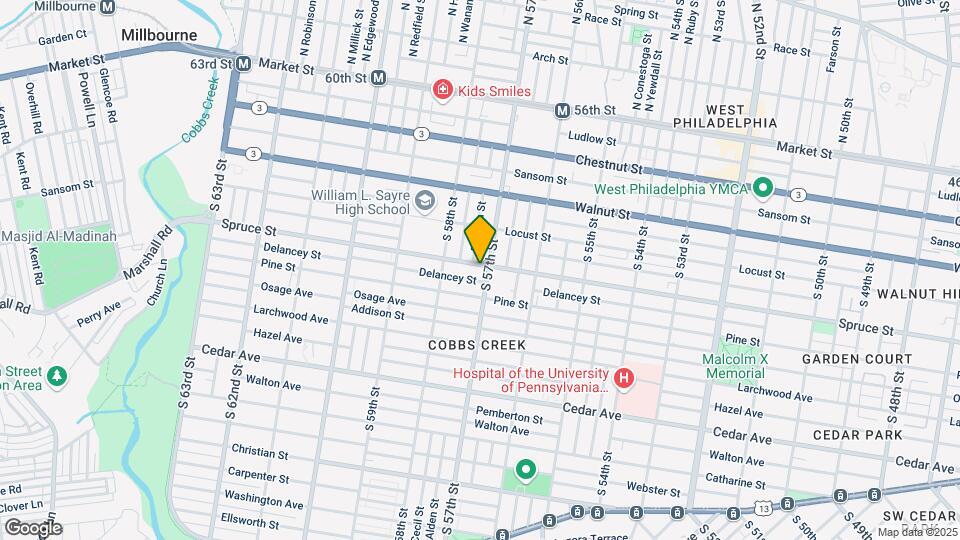 5706 Spruce St Map and Location Details