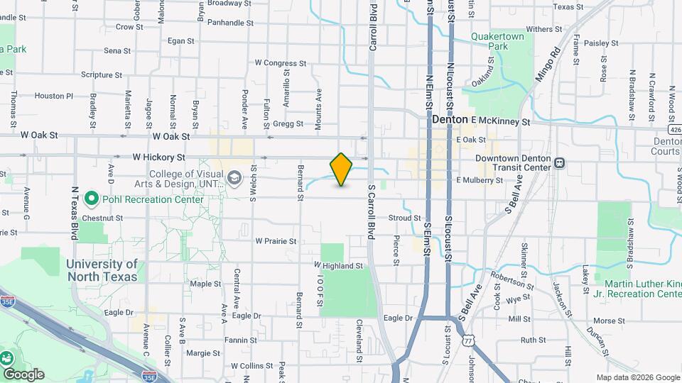 618 W Sycamore St Map and Location Details