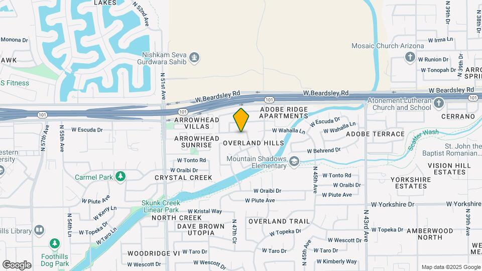 4755 W Wahalla Ln Map and Location Details