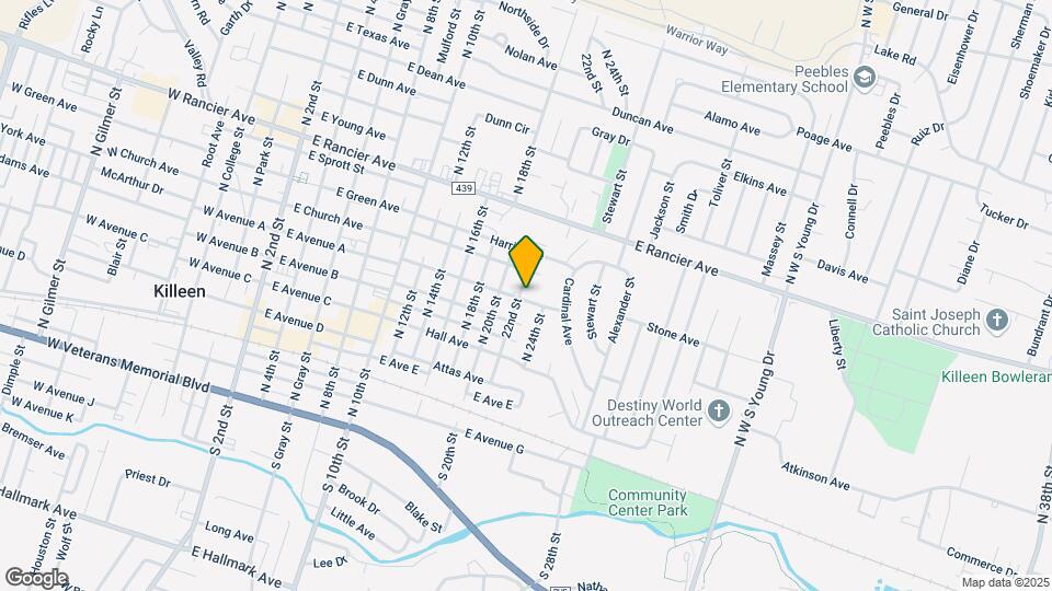 1105 Parmer Ave Mapa y Detalles de la Ubicación