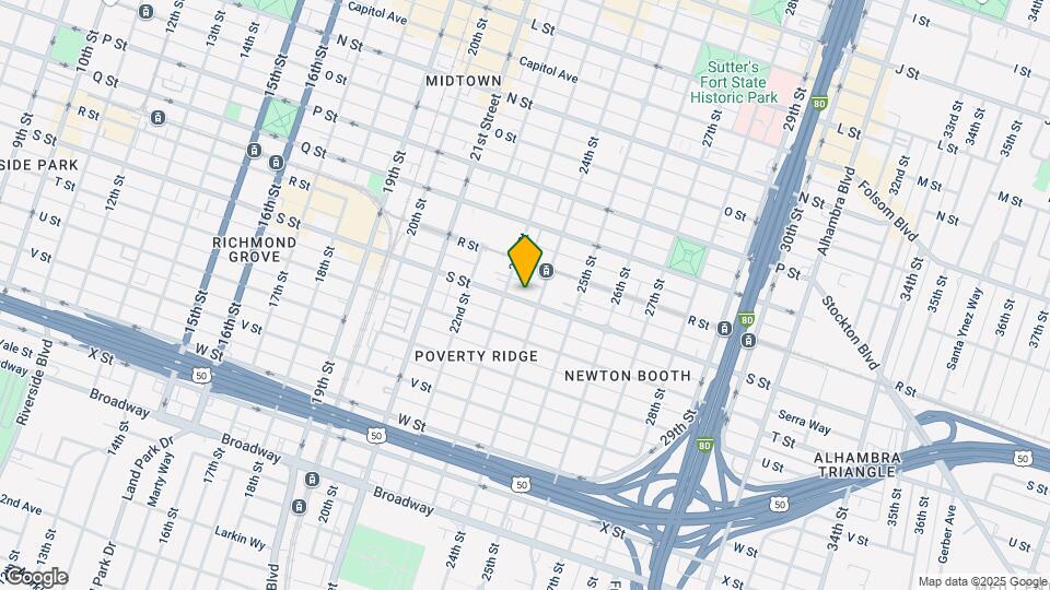 2323 S St Map and Location Details
