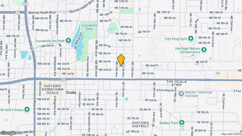 1023 NE 2nd St Map and Location Details