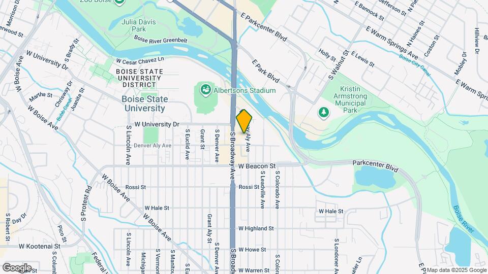 1019 S Longmont Ave Map and Location Details