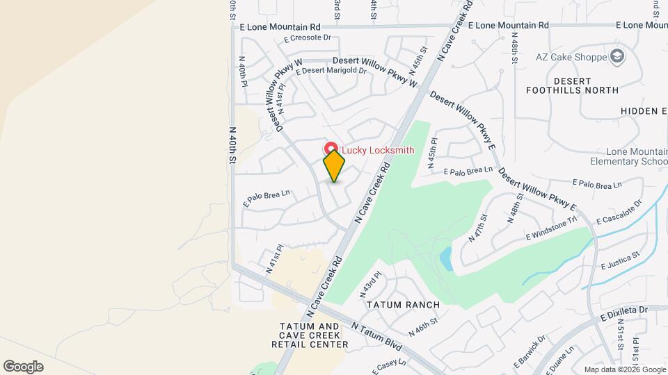 30427 North 42nd Pl Map and Location Details