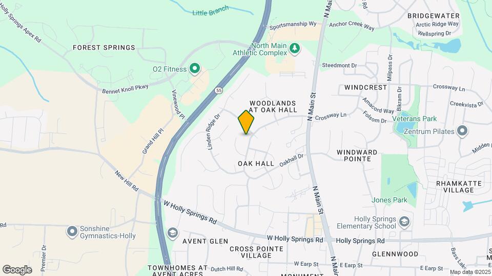 417 Oakhall Dr Map and Location Details