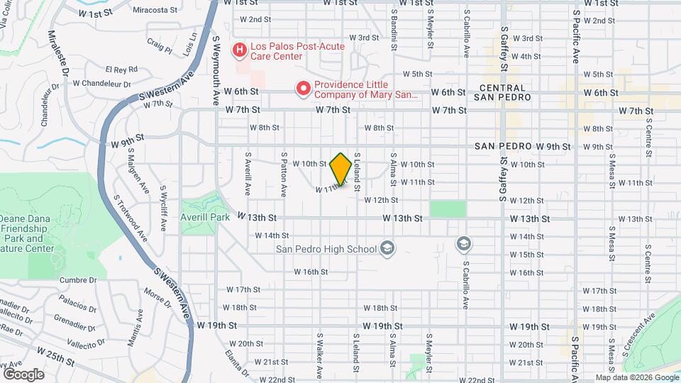 1147 W 11th St, Unit #1147 Map and Location Details