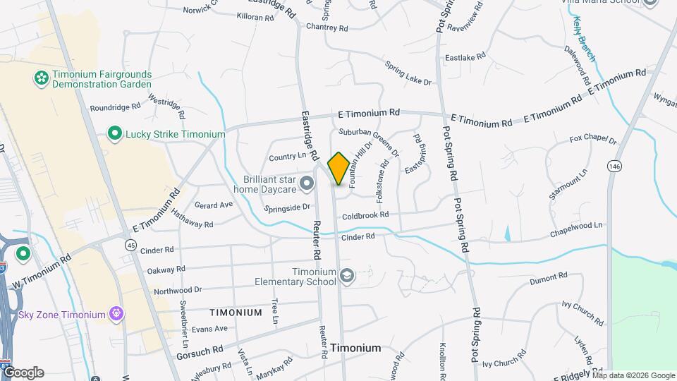 2119 Eastridge Rd Map and Location Details