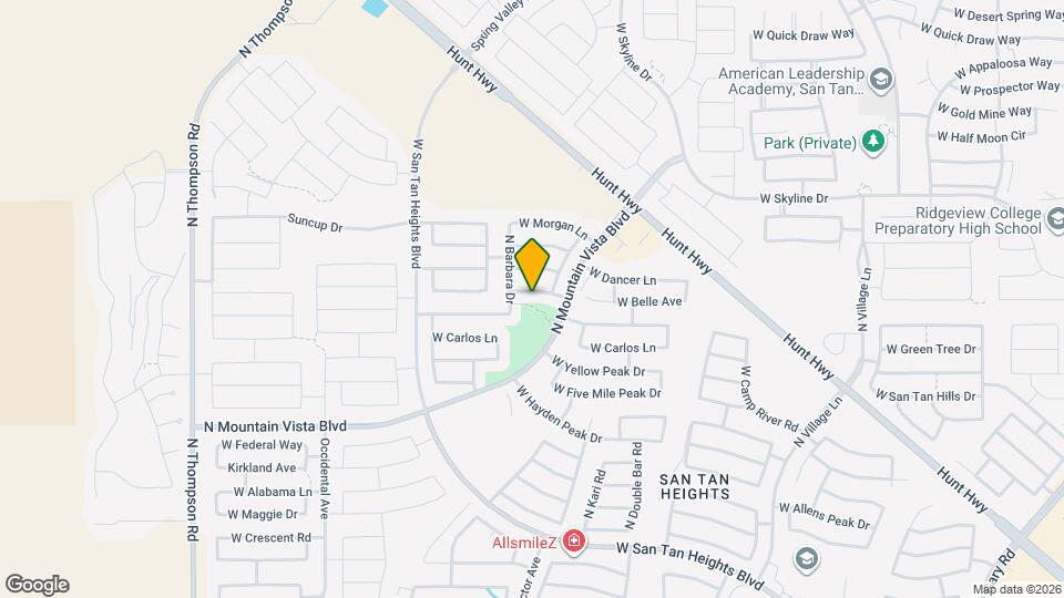3529 W Belle Ave Map and Location Details
