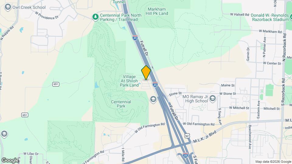 2805 W Lakewood Dr Map and Location Details