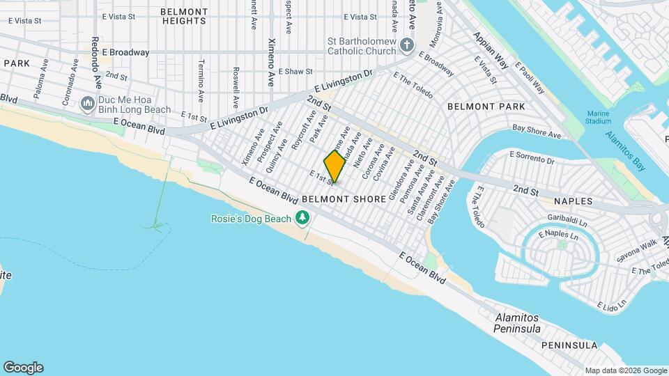 5110 E 1st St, Unit 5110 Map and Location Details