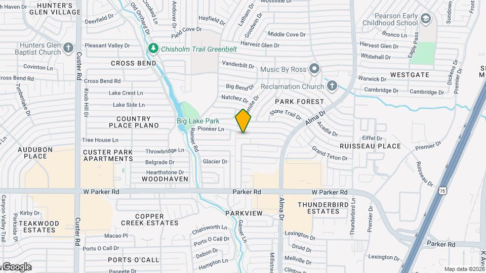 1300 Pioneer Ln Map and Location Details