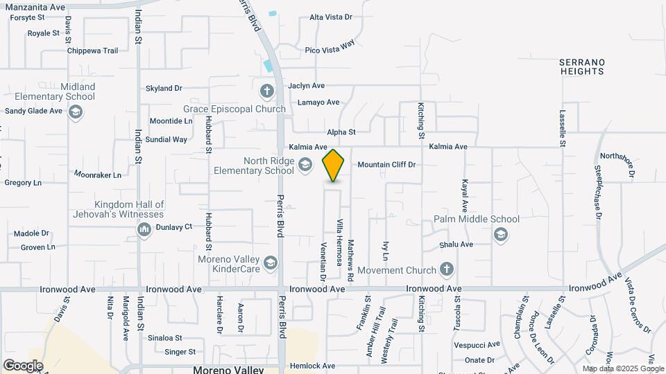 25231 Bristol Ave Map and Location Details